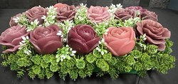 🕊️ Memorial Arrangements 🕊️: 🌸Wine and Mauve Rose Garden - SJ-MEDMD-07** 🌸