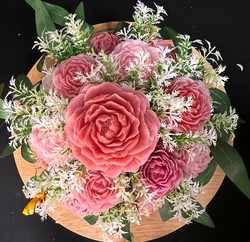 Our Hire Collection: 🌸 BLUSHING PEONIES GARDEN BOWL DISPLAY 🌸