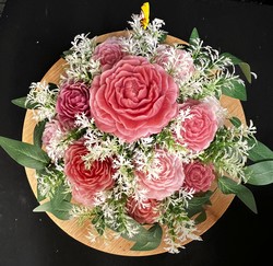 Our Hire Collection: 🌸 BLUSHING PEONIES GARDEN BOWL DISPLAY 🌸
