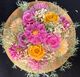 🌸 PINK SUNSET GARDEN FLORAL BOWL🌸
